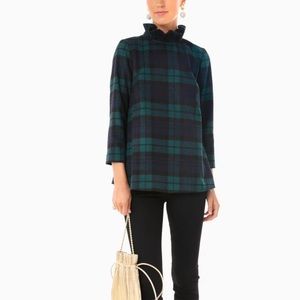 NEW Tuckernuck Blackwatch Plaid Faye Blouse SIze Medium NWT